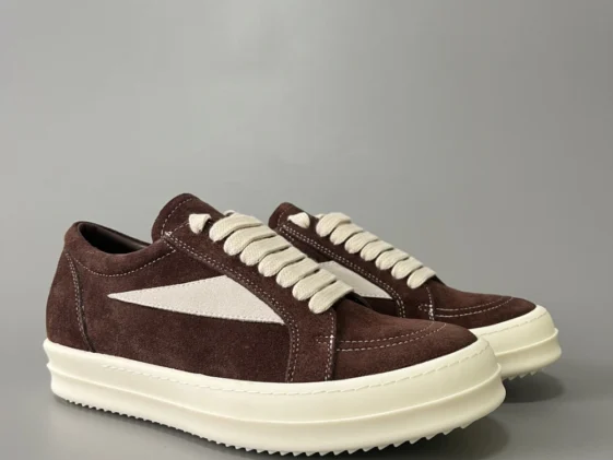 Rick Owens Luxor Vintage Low Brown Milk Reps