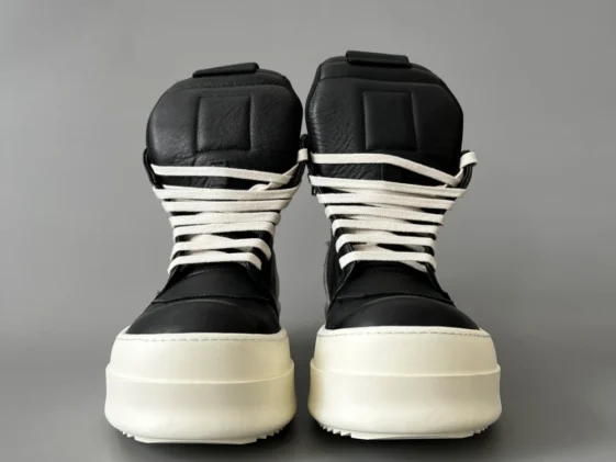 Rick Owens Mega Bumper Geobasket Black Milk Reps