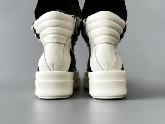 Rick Owens Mega Bumper Geobasket Black Milk Reps