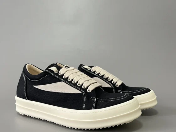 Rick Owens Porterville Drkshdw Vintage Low Black Milk Reps