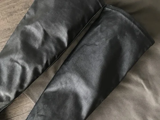 Rick Owens Porterville Knee High Stocking Black Milk Reps