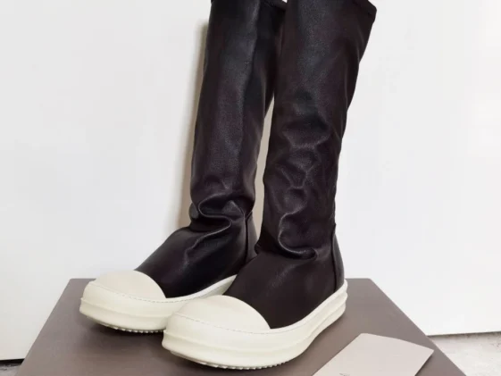 Rick Owens Porterville Stocking Black Milk Reps