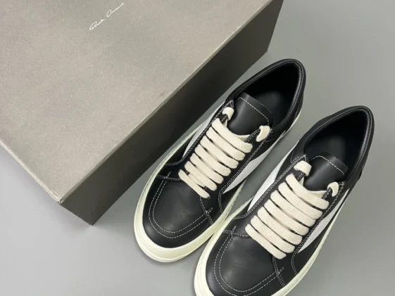 Rick Owens Porterville Vintage Low Black Milk Reps