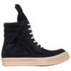 Rick Owens SS18 Dirt Geobasket Faded Black Leather Reps