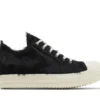 Rick Owens Strobe Low Black Cow Fur Reps