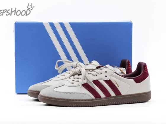 Samba Putty Grey Maroon Reps