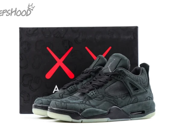 KAWS x Air Jordan 4 Retro Black Sample Reps