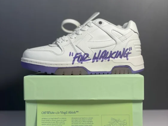 Off White Out Of Office For Walking White Lilac Reps