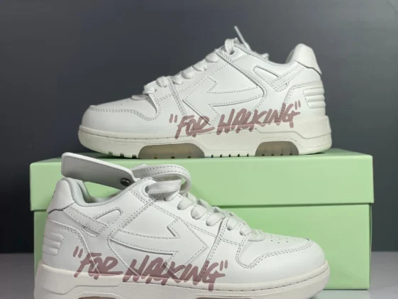 Off White Out Of Office For Walking White Pink Reps