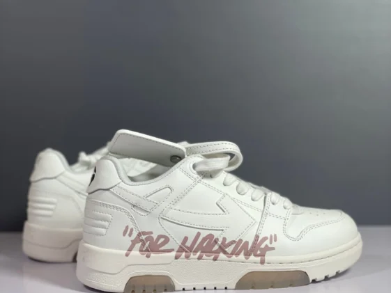 Off White Out Of Office For Walking White Pink Reps