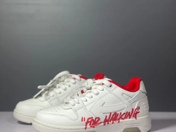 Off White Out Of Office For Walking White Red Reps