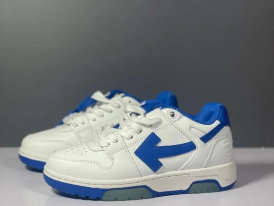 Off White Out Of Office White Blue Reps