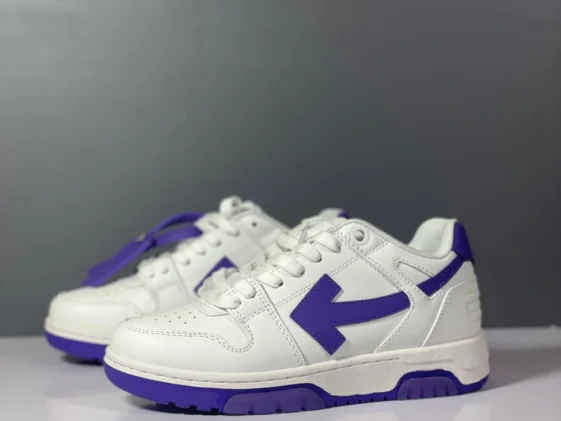 Off White Out Of Office White Purple Reps