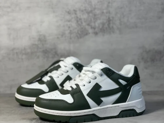 Off White Out Of Office Military Green White Reps