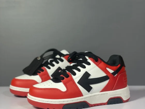 Off White Out Of Office Red White Black Reps