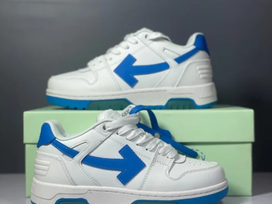 Off White Out Of Office White Blue Reps