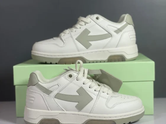 Off White Out Of Office White Grey Reps