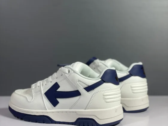 Off White Out Of Office White Navy Blue Reps