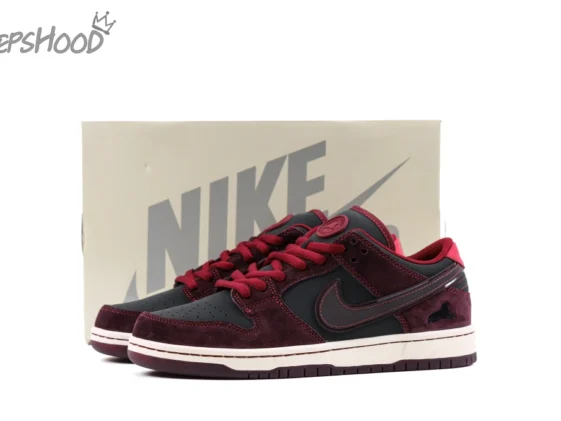 RIOT Skateshop x Dunk Sb Mahogany Dark Beetroot Reps