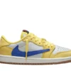 Kid Size Travis Scott x Air Jordan 1 Canary Reps